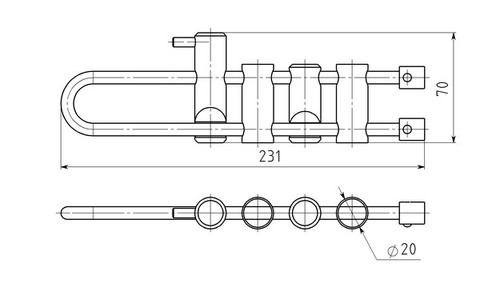  Спусковое устройство Вертикаль Решетка стальная в Белгороде  