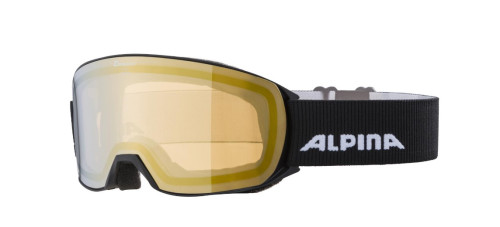 Купить маска alpina г/л nakiska q-lite black matt/q-lite gold s1 в Белгороде