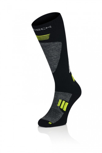 Купить Носки Brubeck Ski Forse черно-зеленый в Белгороде