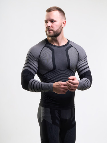 Комплект термобелья X-LINE (sport) мужской черный с серым NEW в Белгороде