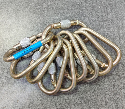  Карабины Ринг сталь овал (keylock) 3000 (10шт) в Белгороде  