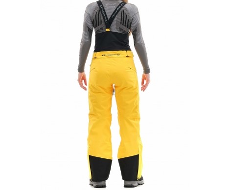 Брюки горнолыжные Dragonfly Gravity Premium Woman Yellow-Dark Ocean в Белгороде