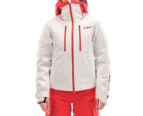 Куртка горнолыжная Dragonfly утепленная Gravity Premium Woman Gray-Red в Белгороде