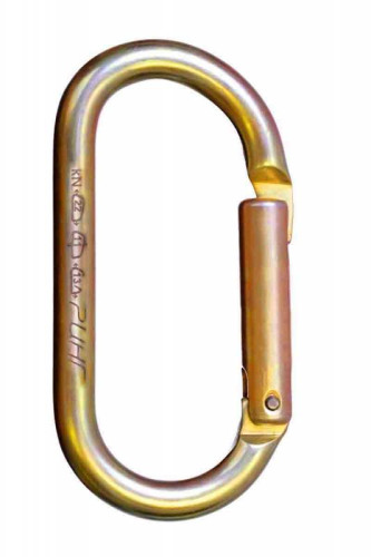  Карабин Ринг сталь овал с прямой защелкой (keylock) 22 кН в Белгороде  