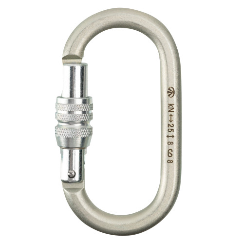  Карабин Вертикаль овал стальной Люкс с муфтой (кейлок) в Белгороде  