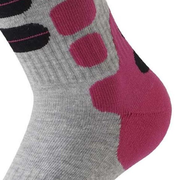 Купить Носки LENZ Skiing 2.0 Light Grey/Pink в Белгороде