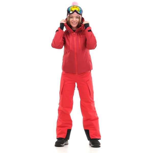 Брюки горнолыжные Dragonfly Gravity Premium Woman Red Fluo в Белгороде
