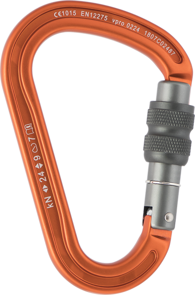  Карабин Венто Titanium с муфтой кейлок оранжевый в Белгороде  