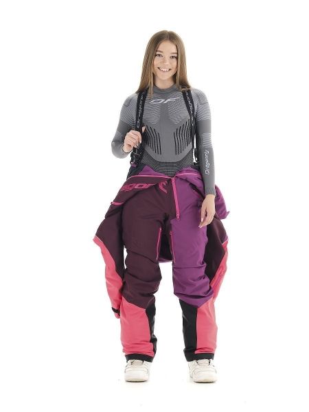 Комбинезон сноубордический Dragonfly Premium Woman Purple&Brown в Белгороде