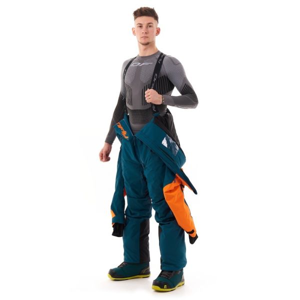 Комбинезон сноубордический Dragonfly Gravity Premium MAN Dark Ocean-Orange 2023 в Белгороде
