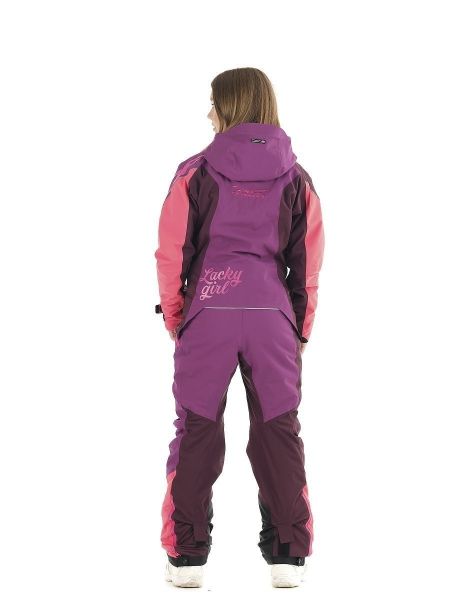 Комбинезон сноубордический Dragonfly Premium Woman Purple&Brown в Белгороде
