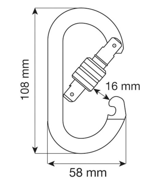  Карабин Camp Oval Standart-Lock в Белгороде  