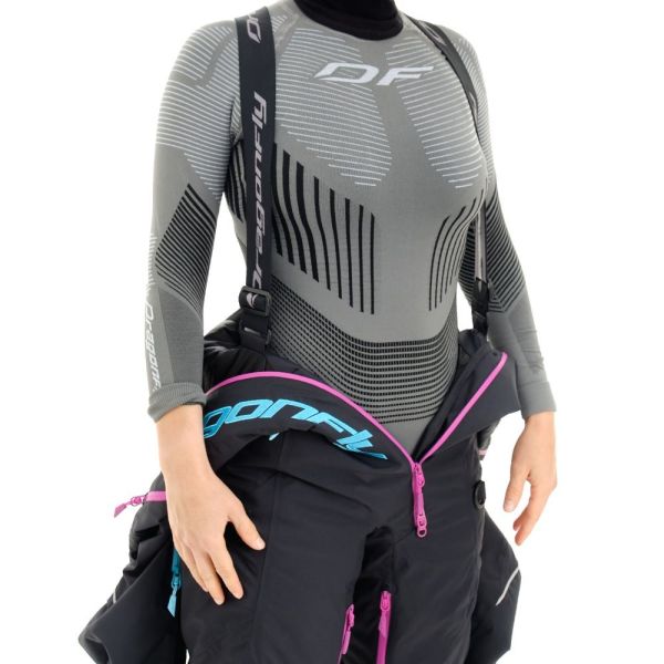 Комбинезон сноубордический Dragonfly Premium Woman Black-Pink 2023 в Белгороде