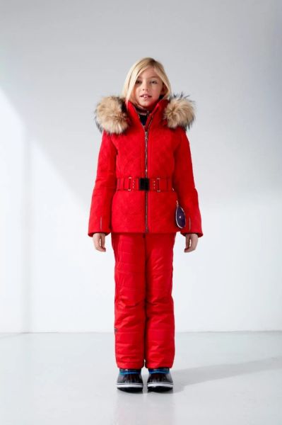 Куртка горнолыжная Poivre Blanc с иск.мехом W21-1003-JRGL/A красный в Белгороде