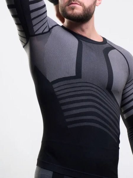 Комплект термобелья X-LINE (sport) мужской черный с серым NEW в Белгороде