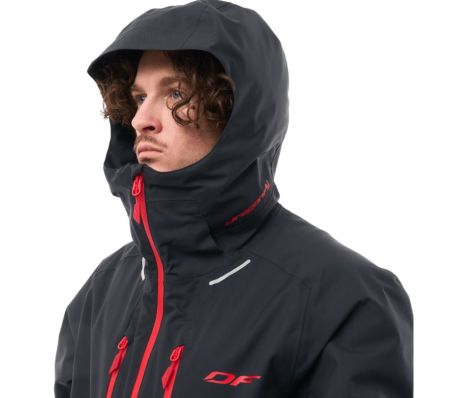 Куртка горнолыжная Dragonfly утепленная Gravity Man Black-Red в Белгороде