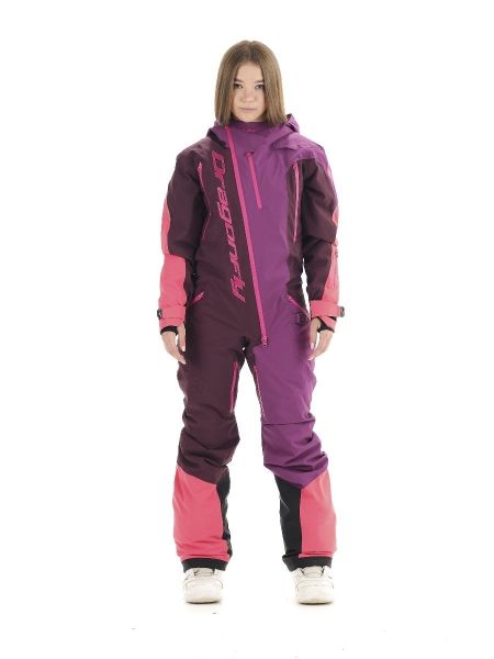Комбинезон сноубордический Dragonfly Premium Woman Purple&Brown в Белгороде