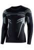 купить Футболка Brubeck DRY LS1570М черный/графит
