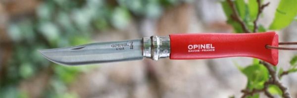 Нож Opinel №8 Trekking н/с, красный 001705