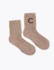 Купить Носки Следопыт Organic wool socks YAK,natural brown 
