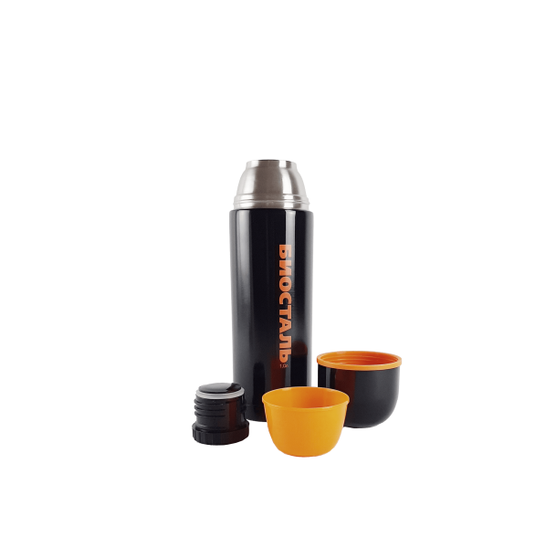 Термос Биосталь-Спорт 1,2 л.черный