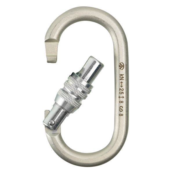  Карабин Вертикаль овал стальной Люкс с муфтой (кейлок) в Белгороде  