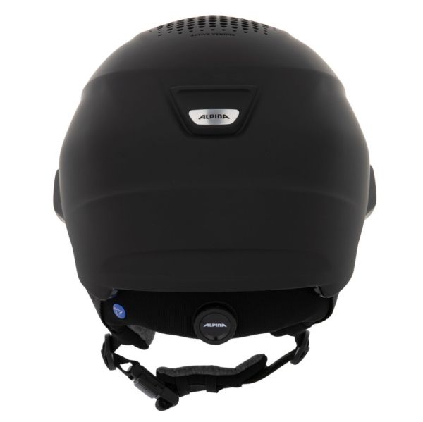 Шлем с визором Alpina Alto Qv Black Matt(Cobalt Green)