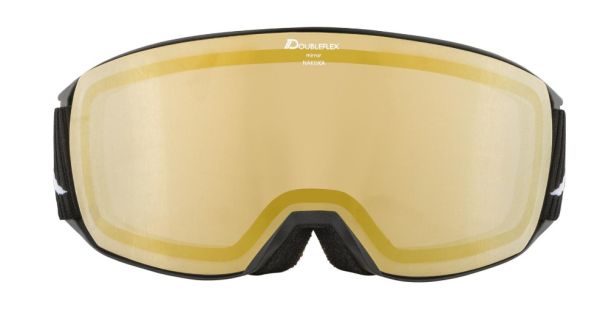 Купить маска alpina г/л nakiska q-lite black matt/q-lite gold s1 в Белгороде