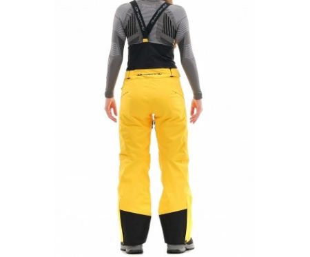 Брюки горнолыжные Dragonfly Gravity Premium Woman Yellow-Dark Ocean в Белгороде