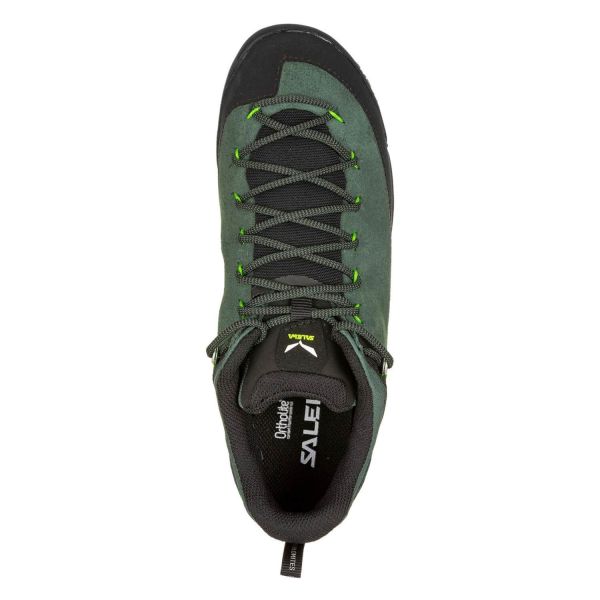 Купить ботинки salewa ms wildfire leather raw green/black в Белгороде