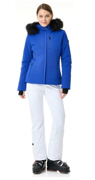 Куртка горнолыжная Poivre Blanc с иск.мехом W24-0802-WO/A синий в Белгороде