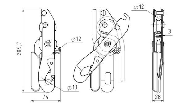  Стопор-десантер Вертикаль ver 0305 в Белгороде  